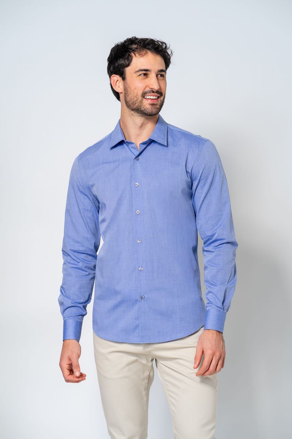 Camisa Social Seul Azul