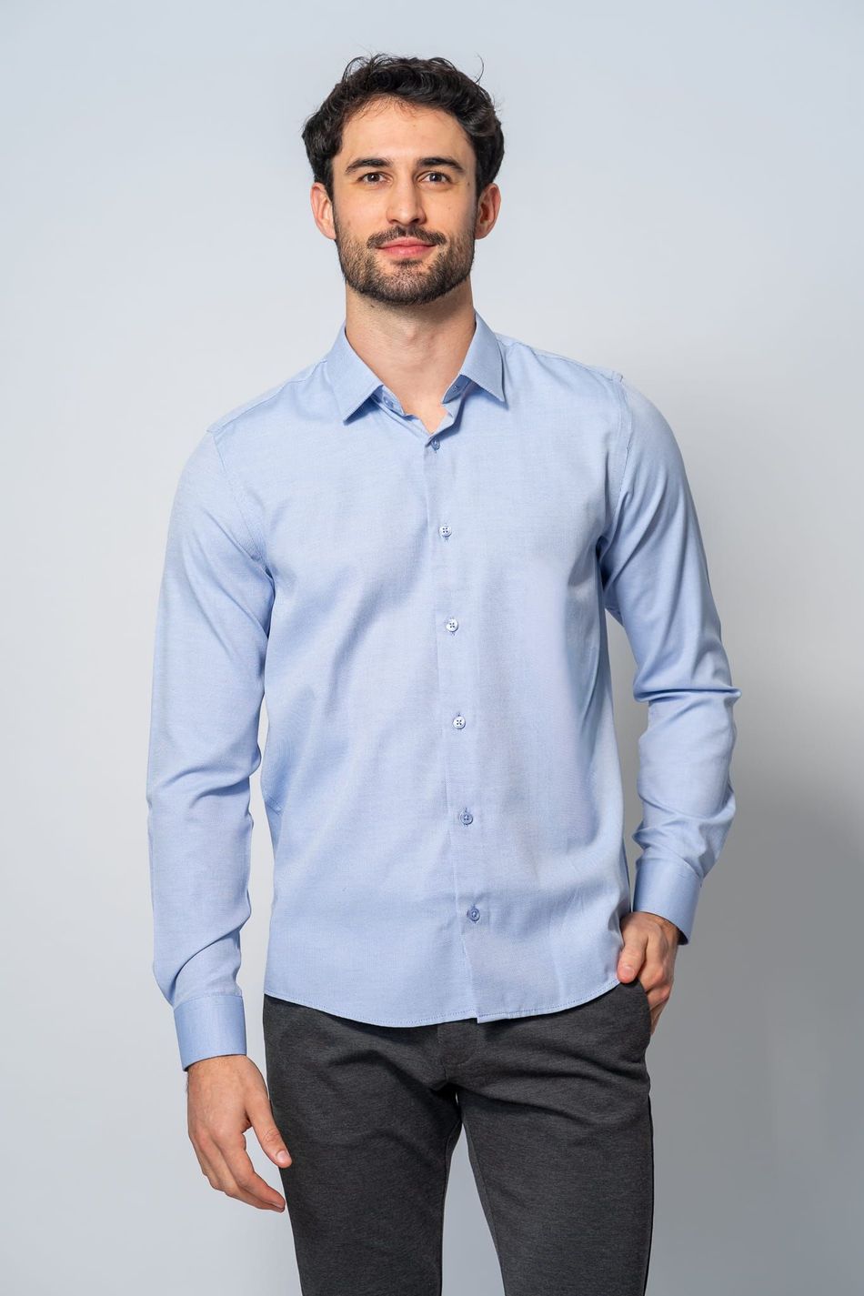 Camisa Social Siena Azul