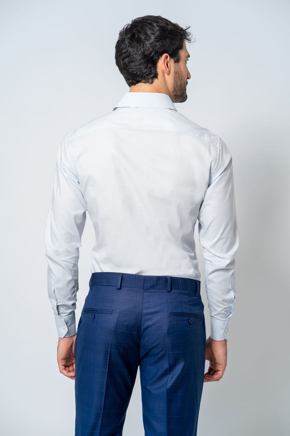 CAMISA SOCIAL GALESSV AZUL CLARO 