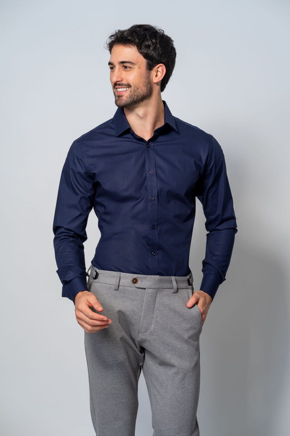 CAMISA SOCIAL GALLESSV MARINHO