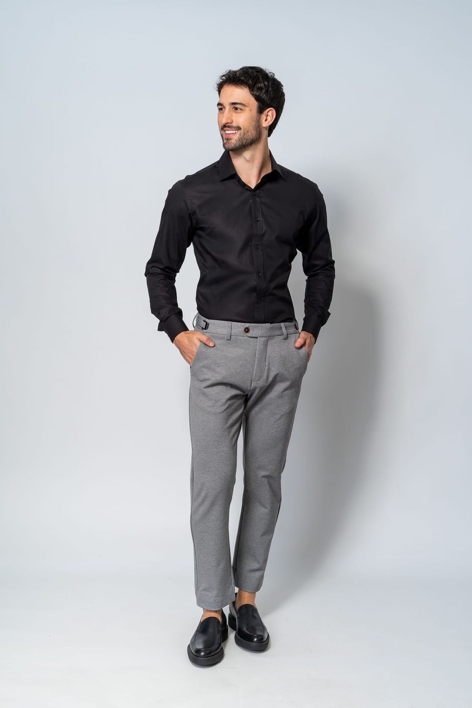 CAMISA SOCIAL GALLESSV PRETO 