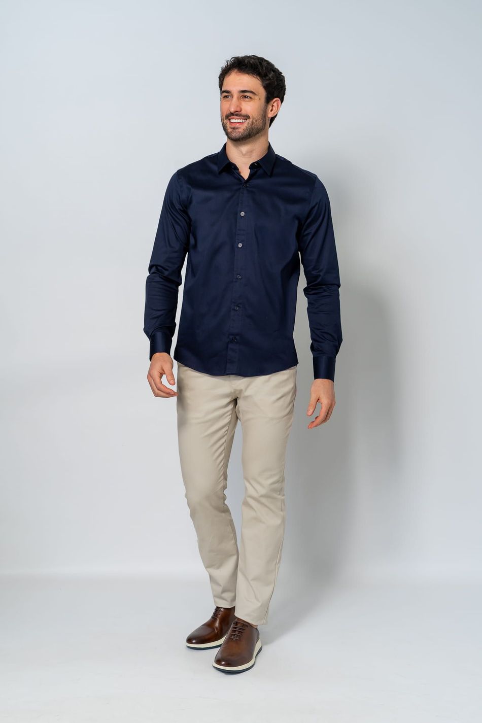 Camisa Spandex Marinho