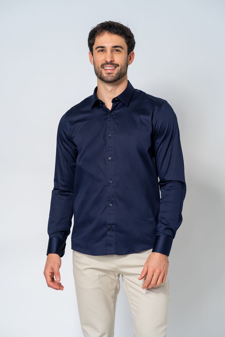 Camisa Spandex Marinho