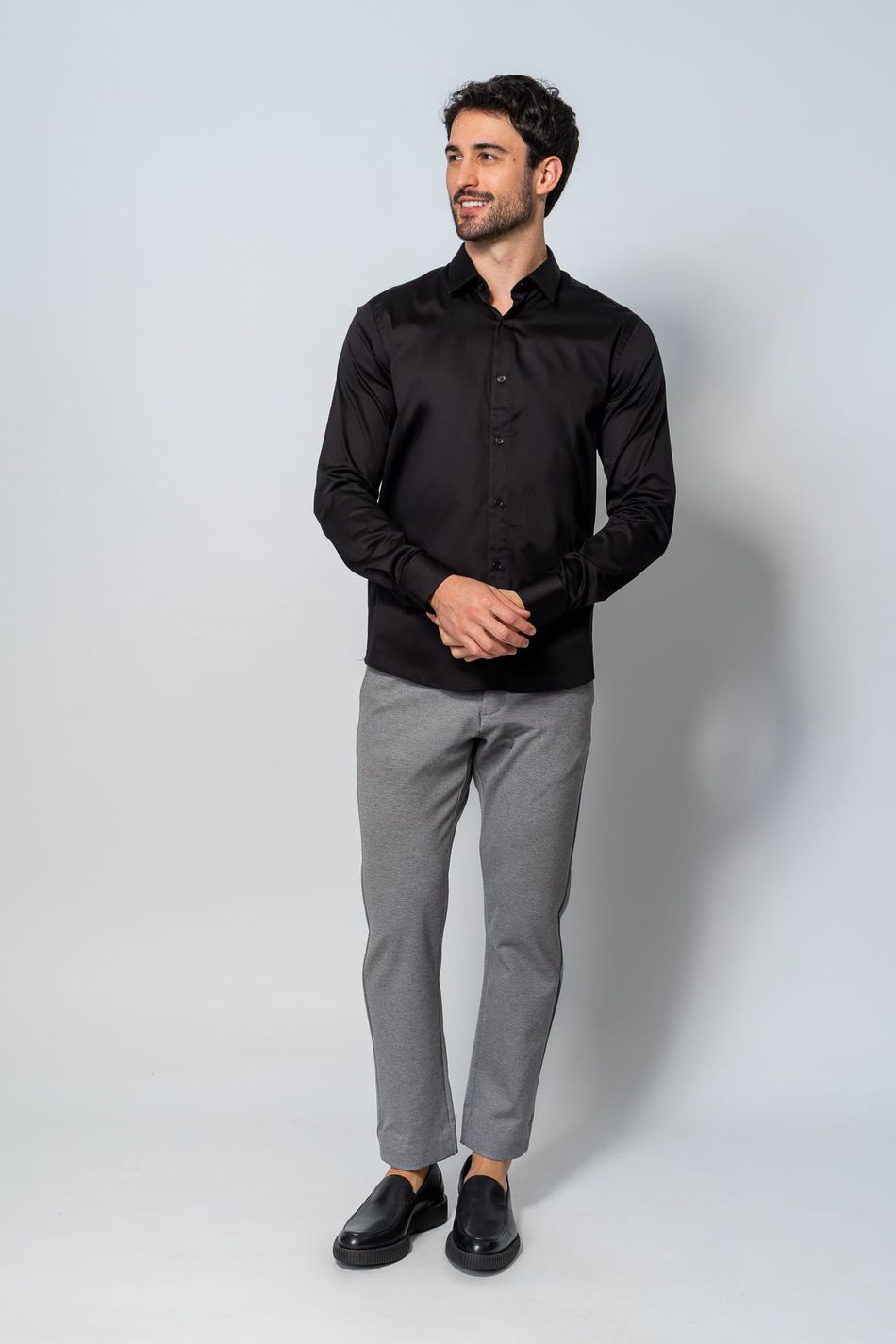 Camisa Spandex Preto