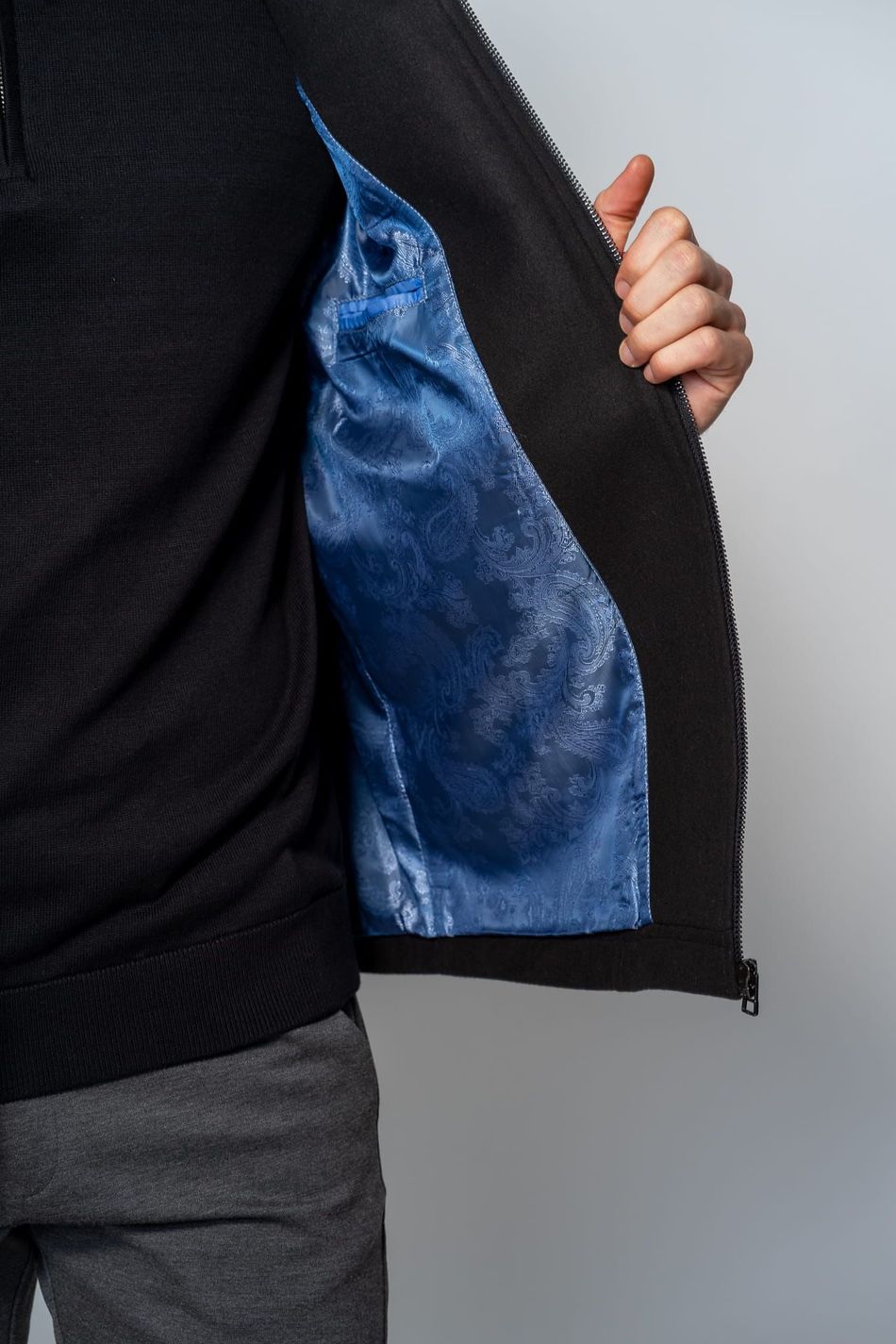 Jaqueta Bolsos Preto