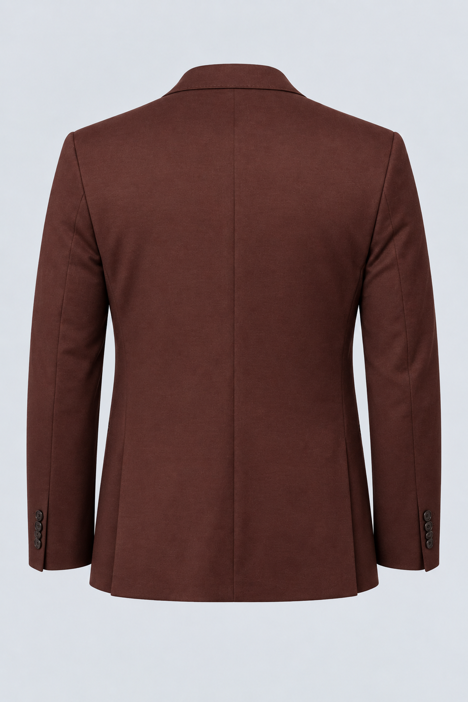 Blazer Masculino de Malha Tech Liso Marrom
