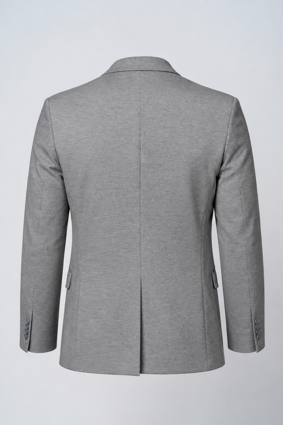 Blazer Masculino de Malha Tech Mescla Cinza Claro