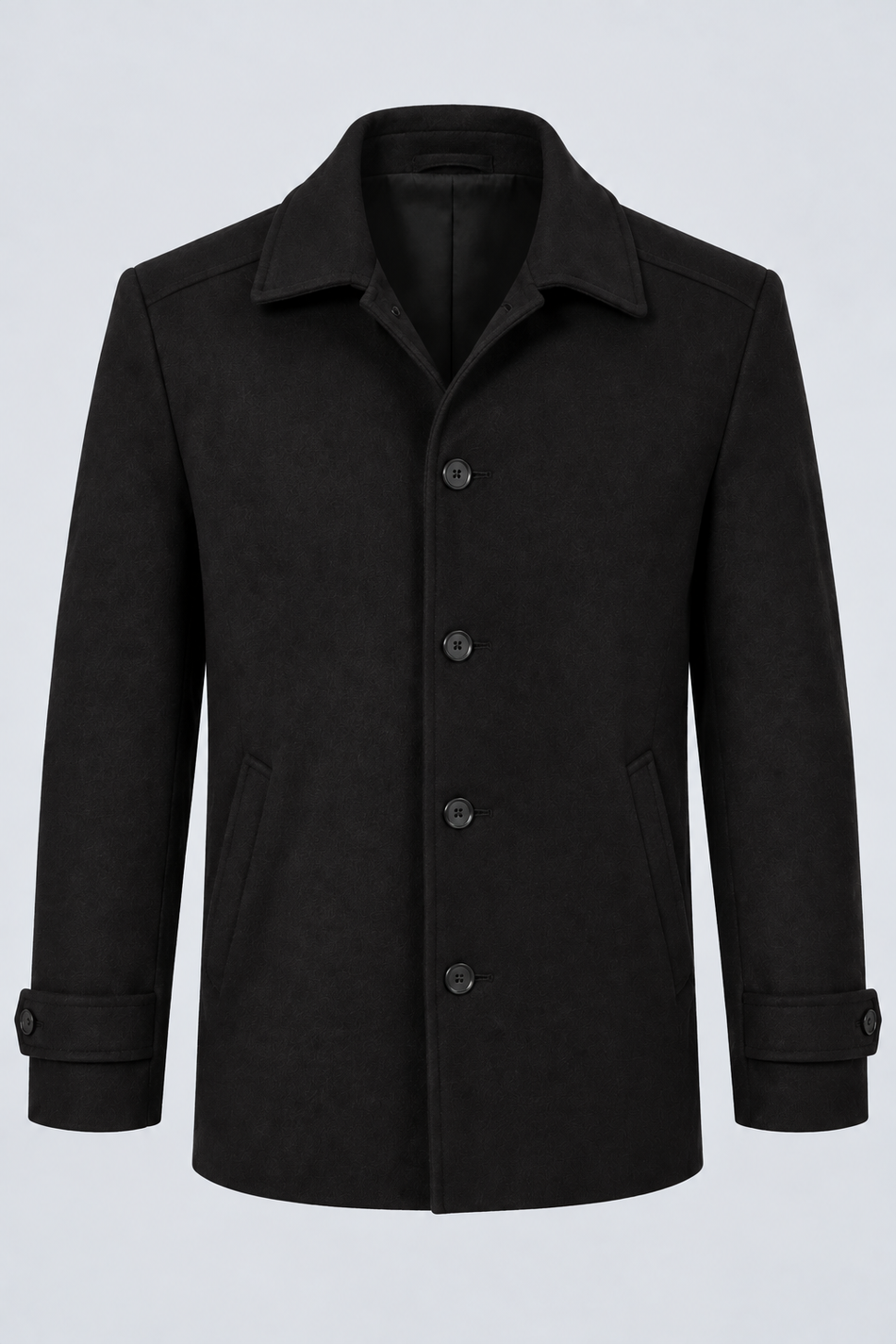 Casaco Masculino Caban Preto