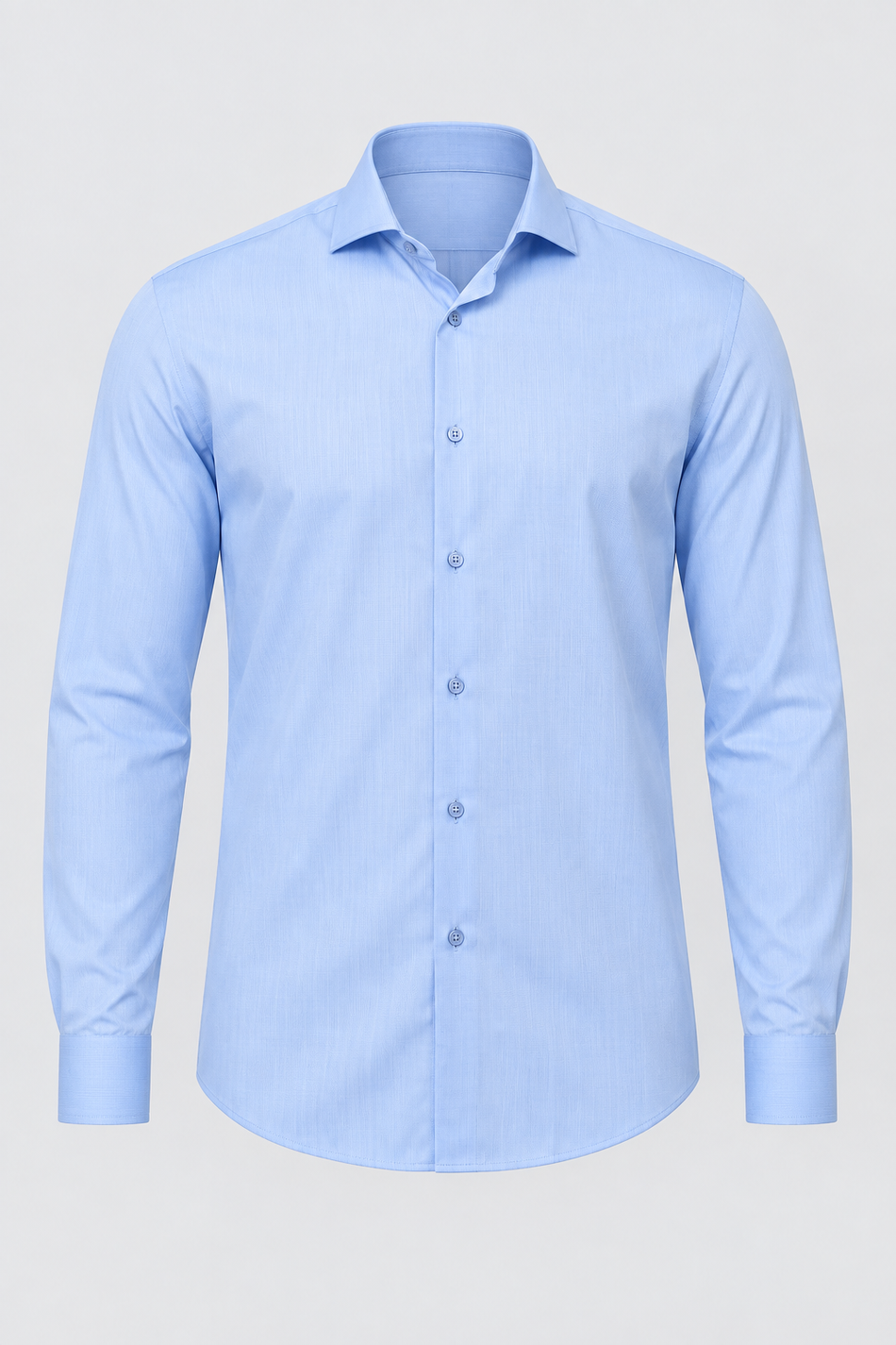 Camisa Social Masculina BTW66 Azul