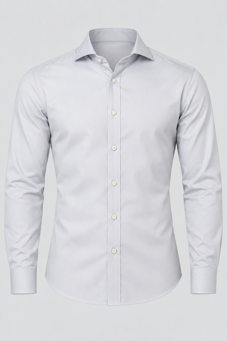 Camisa Social Masculina Ruth Cinza