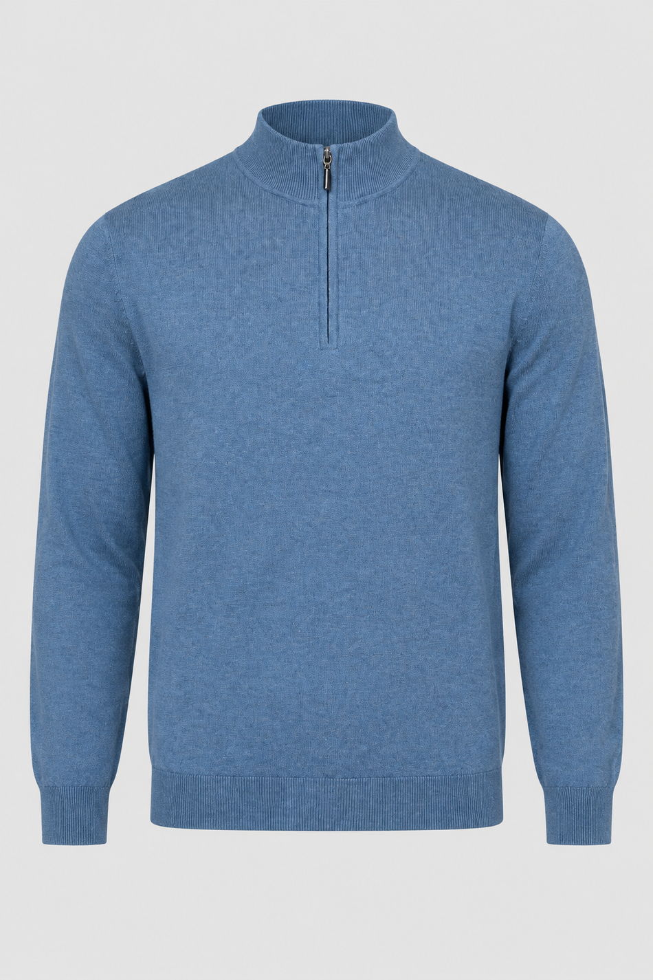Malha 1/2 Ziper Indigo