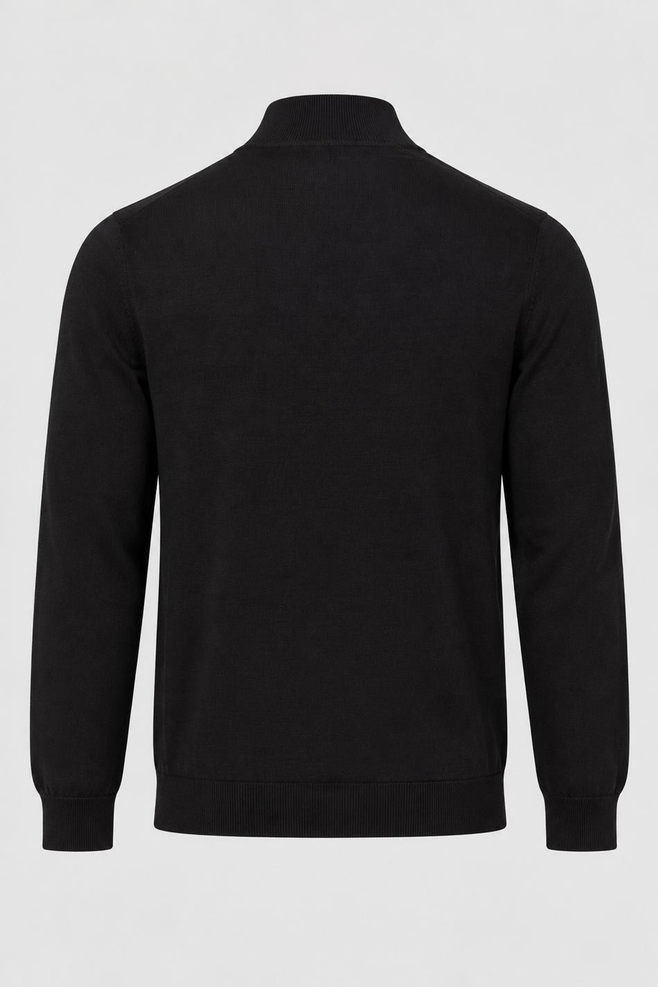 Malha 1/2 Ziper Preto