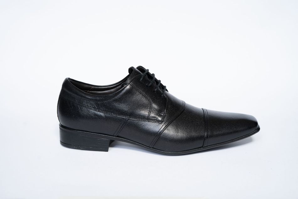Sapato Social Masculino de Couro Preto 
