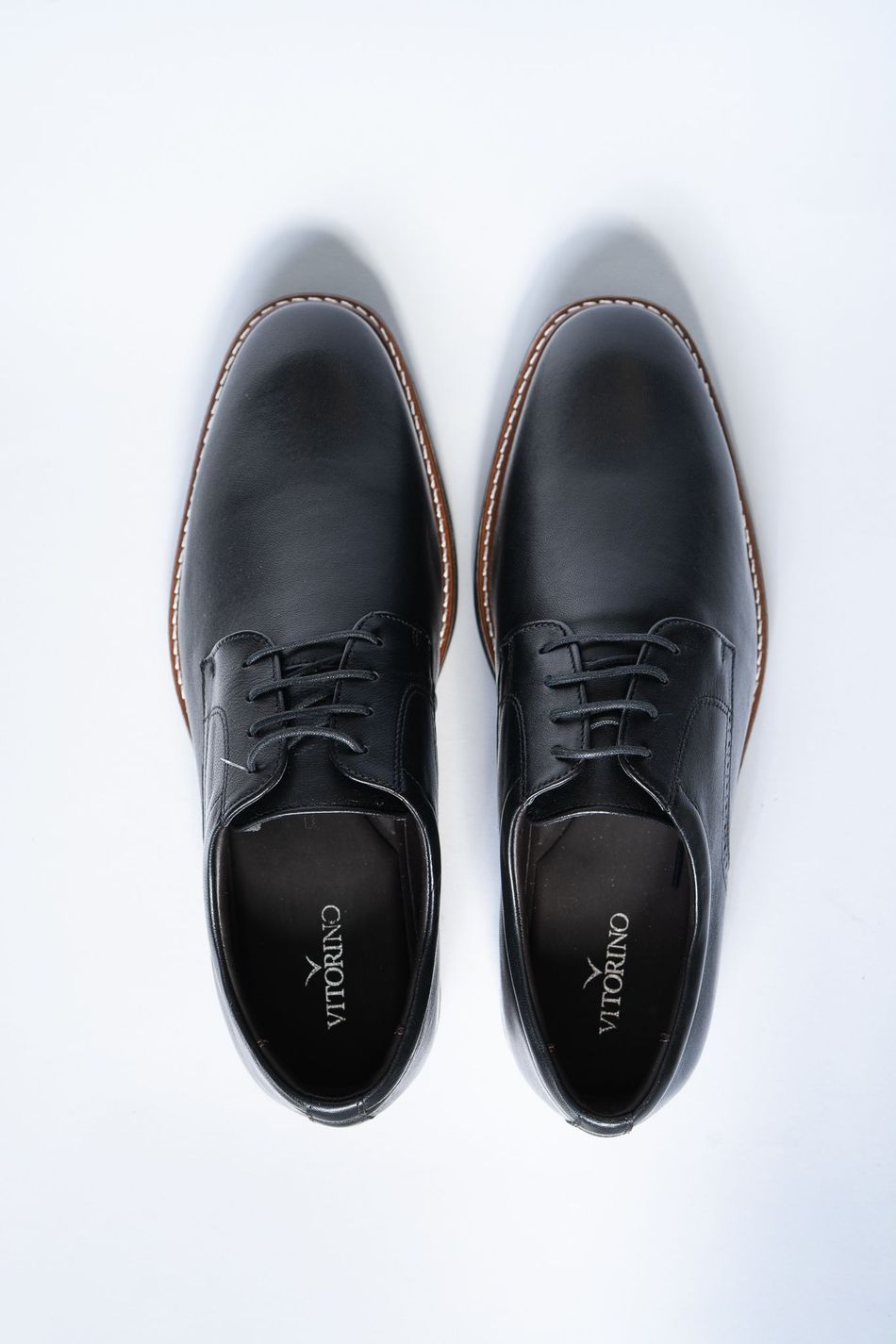 Sapato Masculino Social Derby Couro Preto 