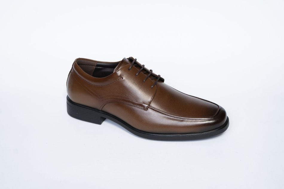 Sapato Masculino Social Oxford Couro Dark Tan