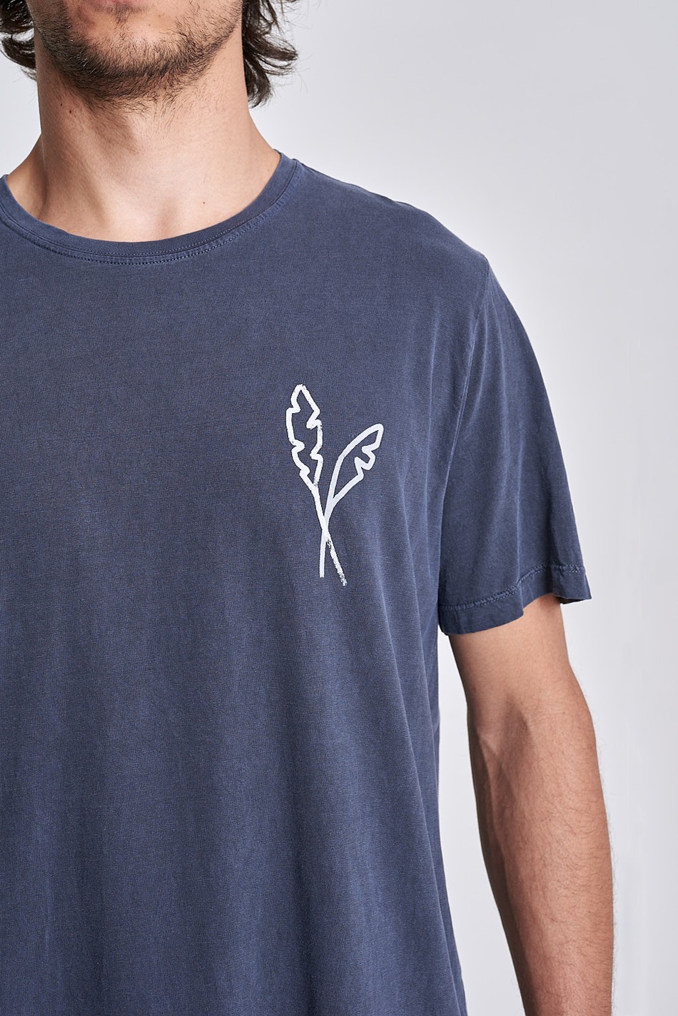 Camiseta Dual Leafs Azul Midnight