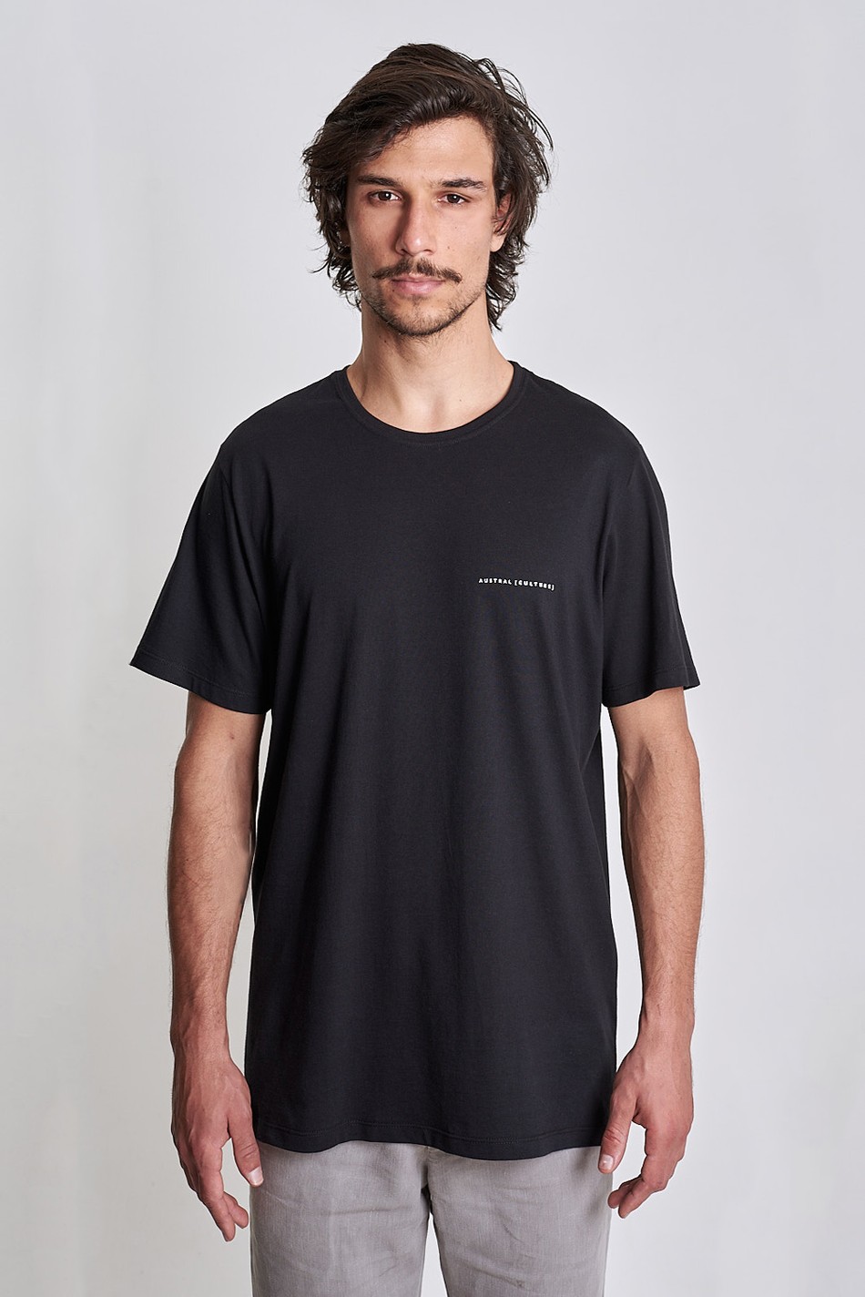 Camiseta Nuestro Norte Costas Preto Plain