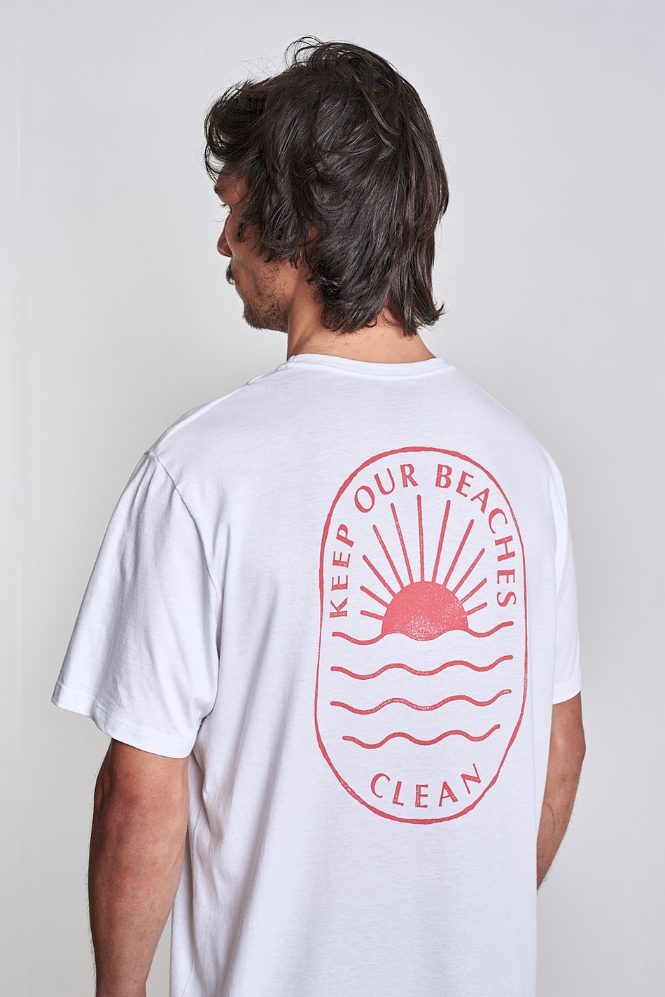 Camiseta Keep Our Beaches Clean Branco