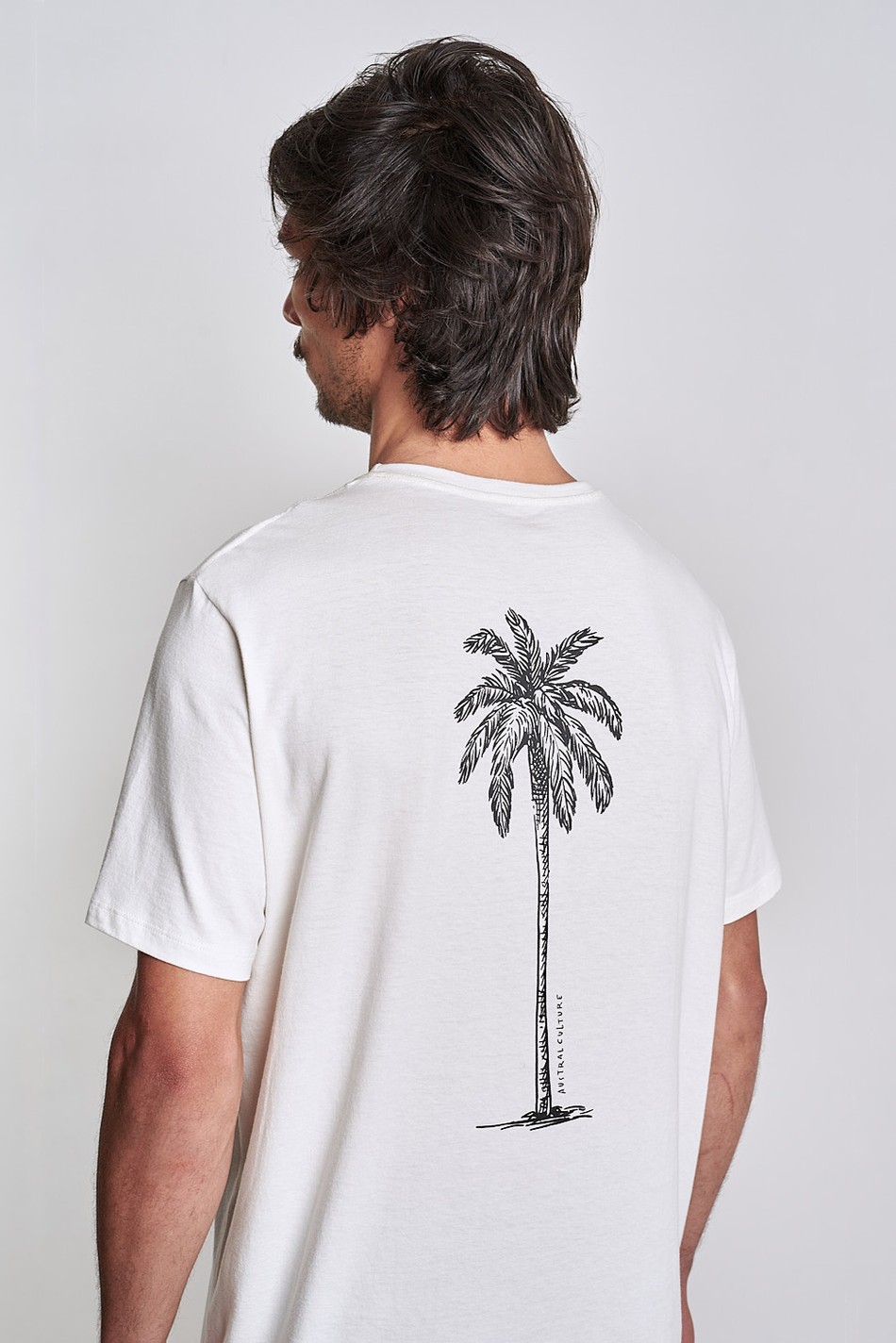 Camiseta Palm Tree II Off White