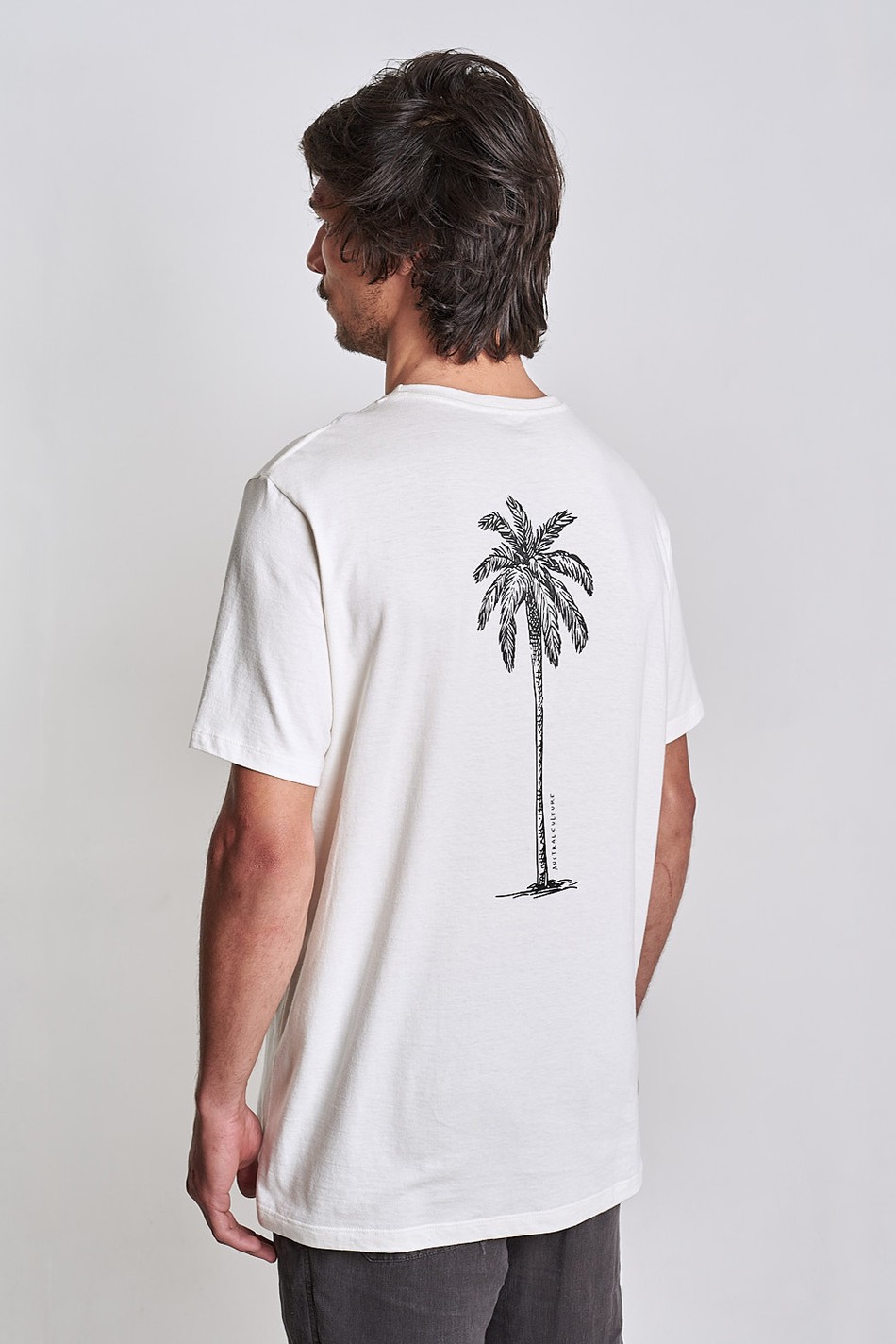 Camiseta Palm Tree II Off White