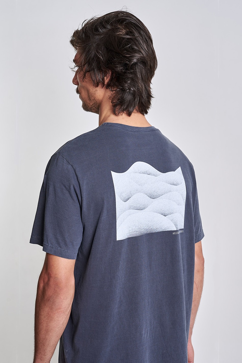 Camiseta Melting Waves Azul Midnight