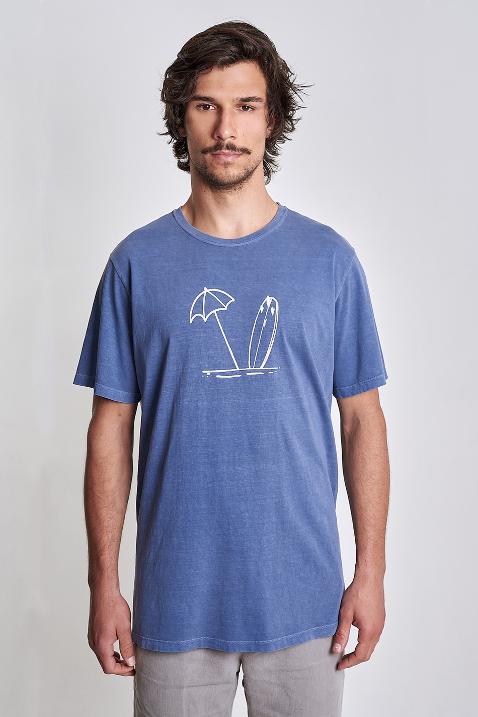 Camiseta Beach Vibes Azul Brazilian