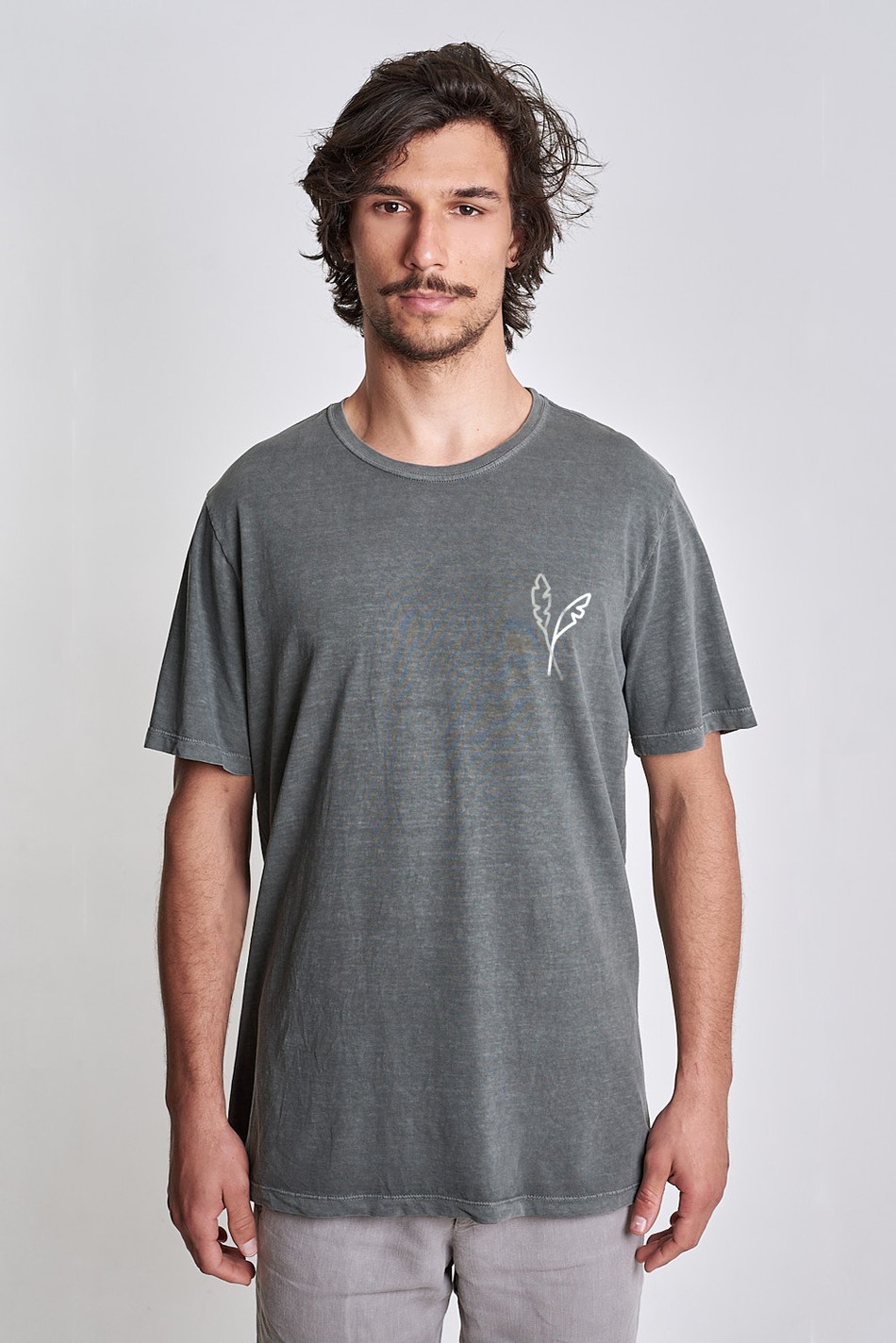 Camiseta Dual Leafs Verde Floresta