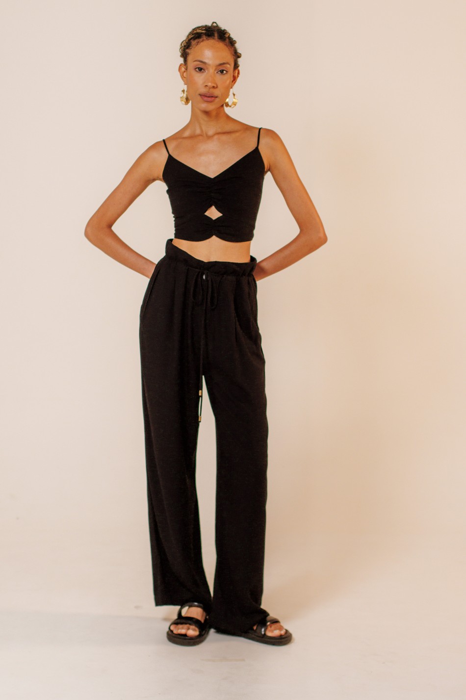 Cropped Amélia Preto