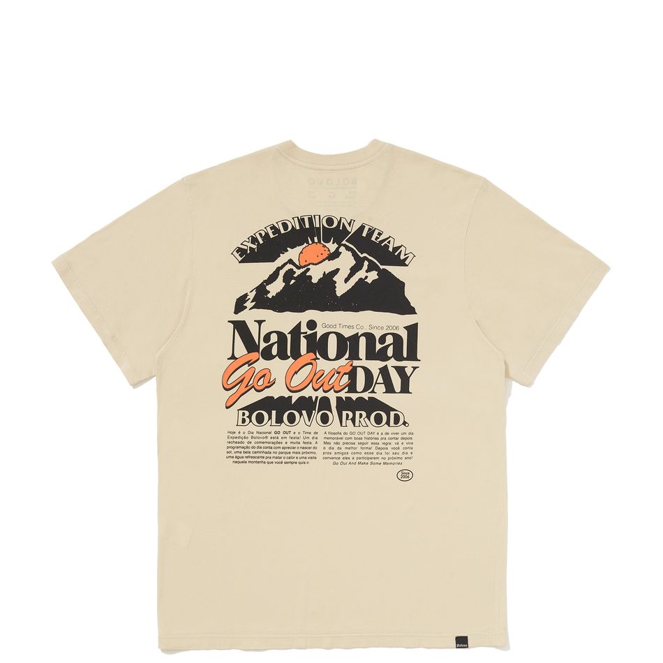 Camiseta National Day Bege