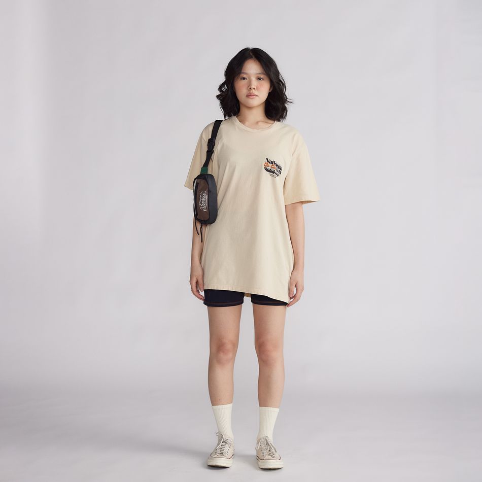 Camiseta National Day Bege