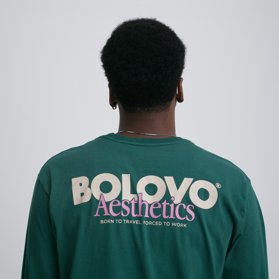 Camiseta Manga Longa Bolovo Aesthetics Verde
