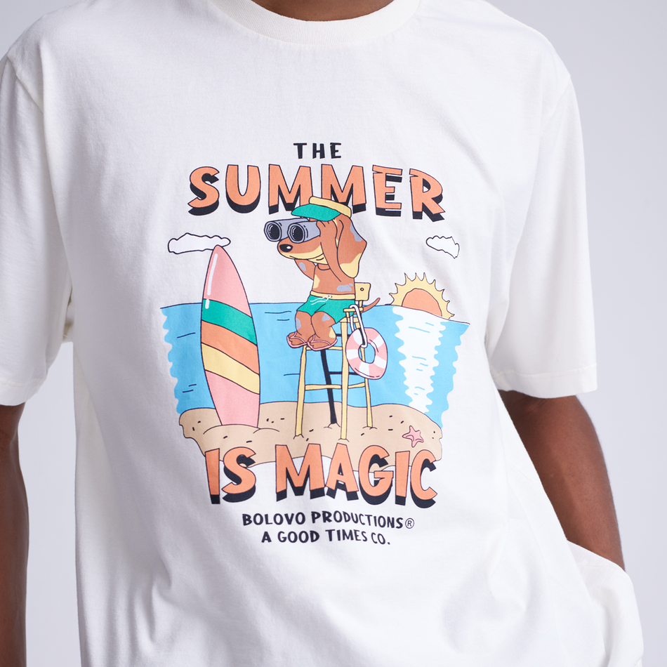 Camiseta Chefinho And The Summer Is Magic Off White