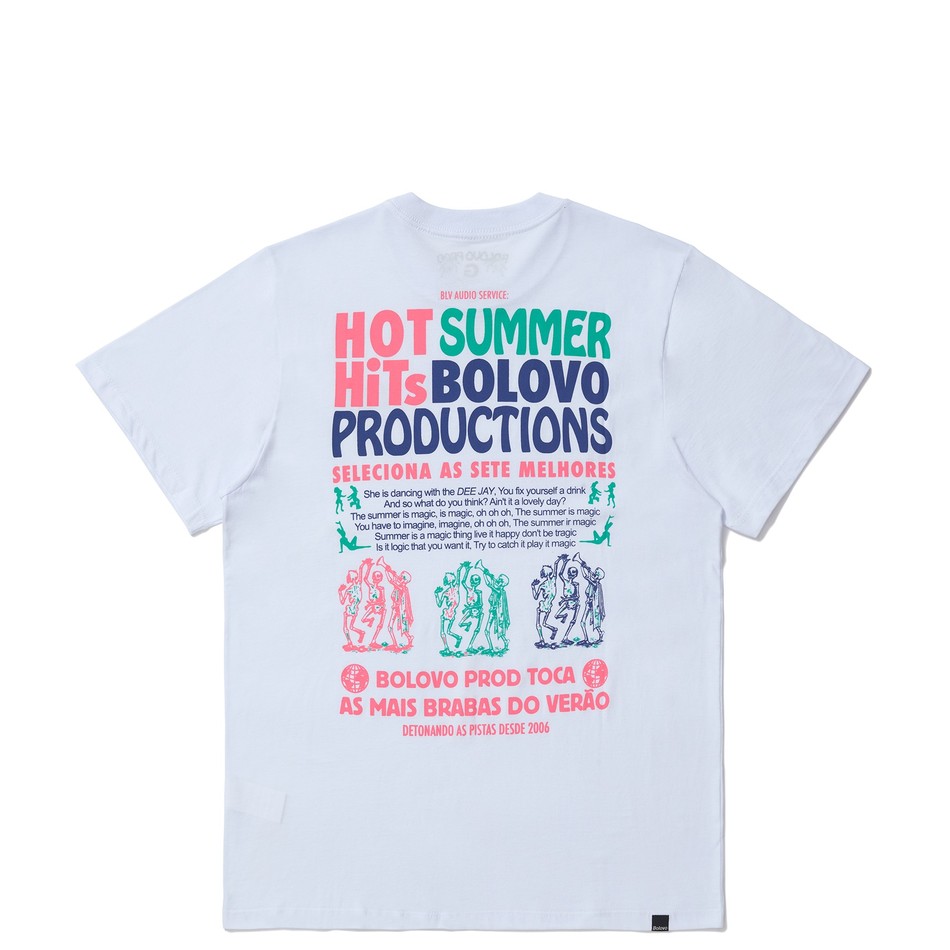 Camiseta Hot Summer Hits Branca