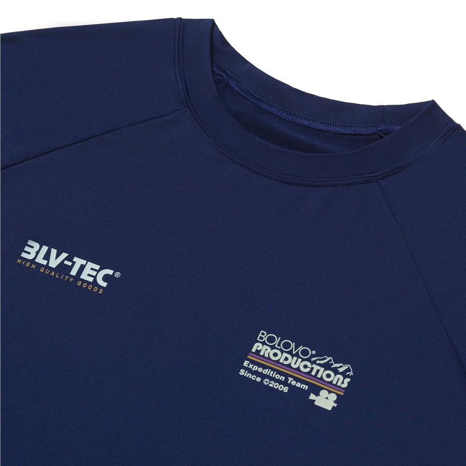 Camiseta Manga Longa UV BLV TEC Azul Marinho