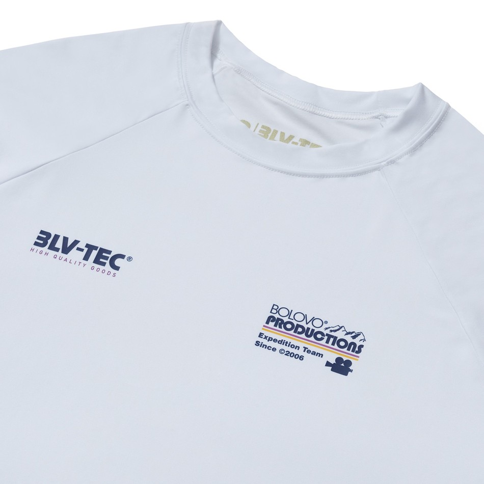 Camiseta Manga Longa UV BLV TEC Branca