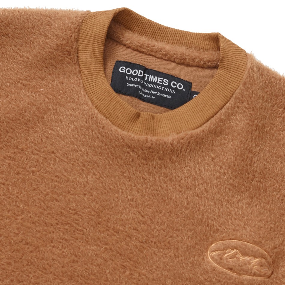 Crewneck Peludinho Bege