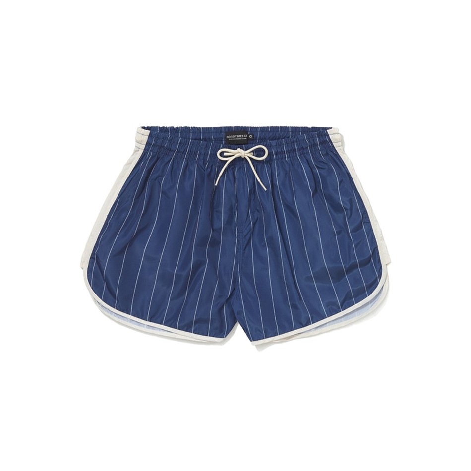 Short Shorts Listrado Azul