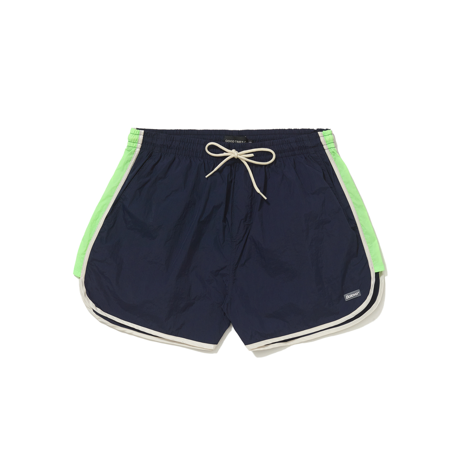 Short Shorts Azul e Verde