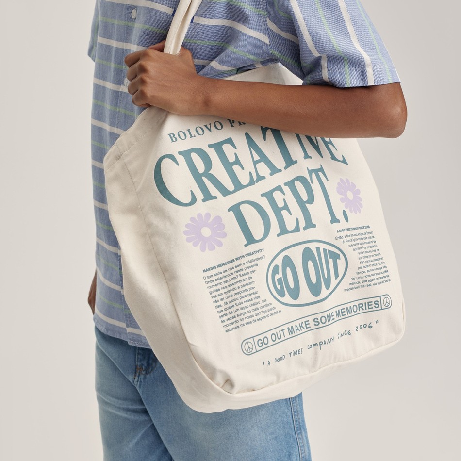 Tote Bag Departamento Criativo Off White