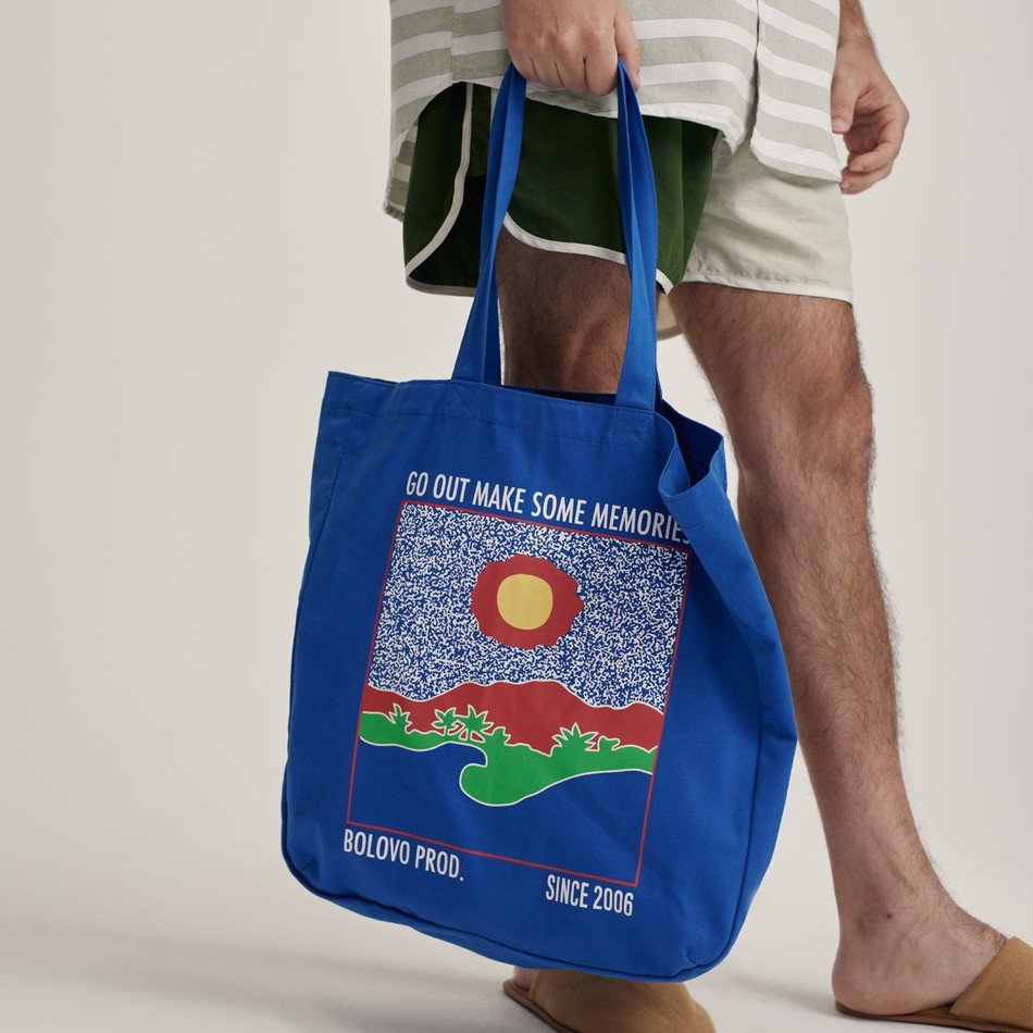 Tote Bag Landscape Azul