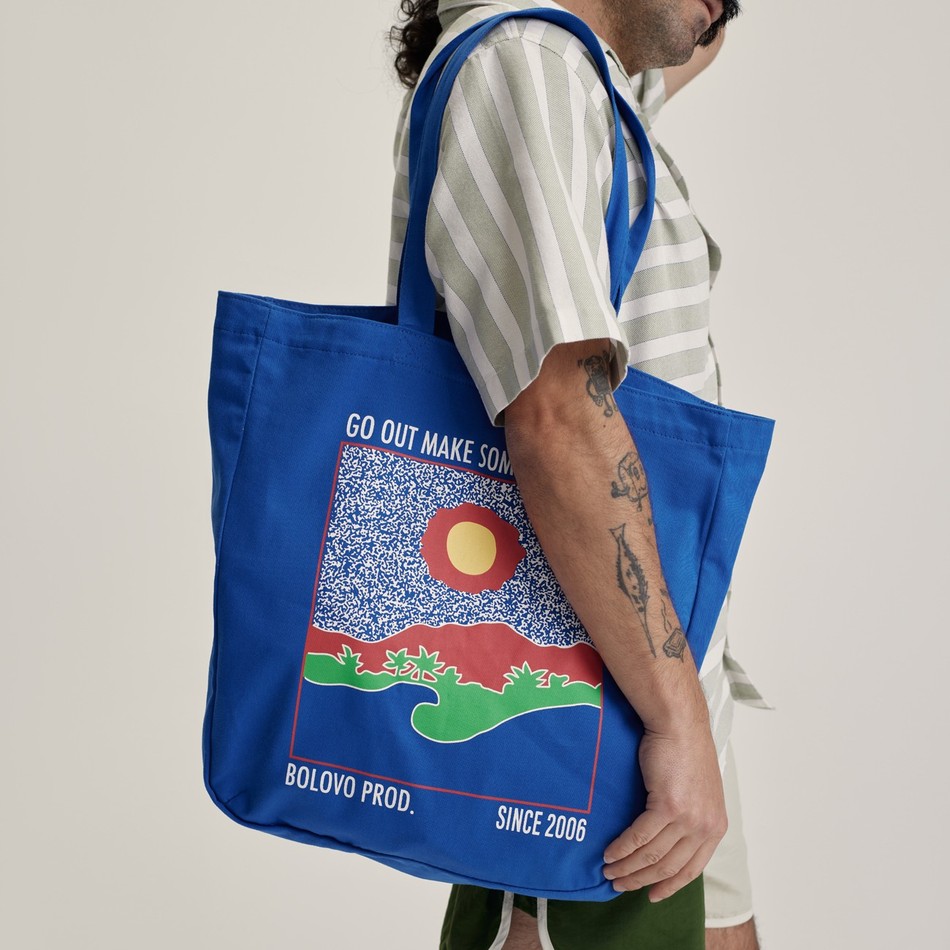 Tote Bag Landscape Azul