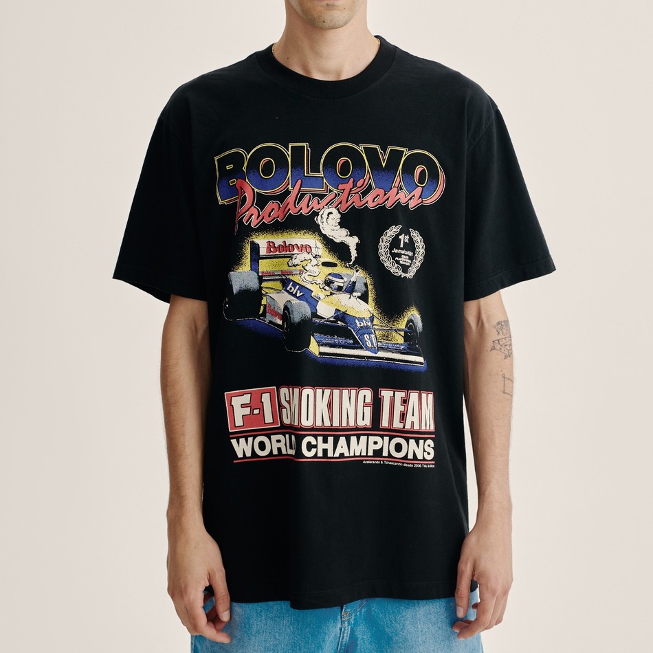 Camiseta Smoking Team Preta