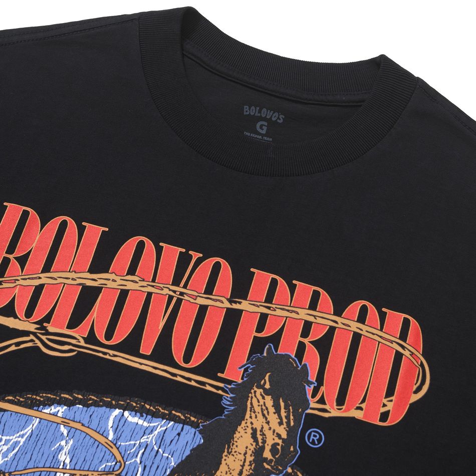 Camiseta City Cowboy Preta by Ricardo Dexter