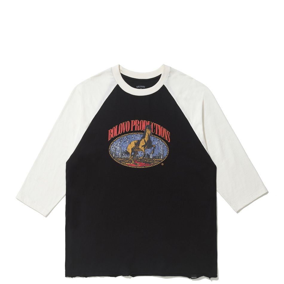 Camiseta Raglan 3/4 Horse Power by Ricardo Dexter