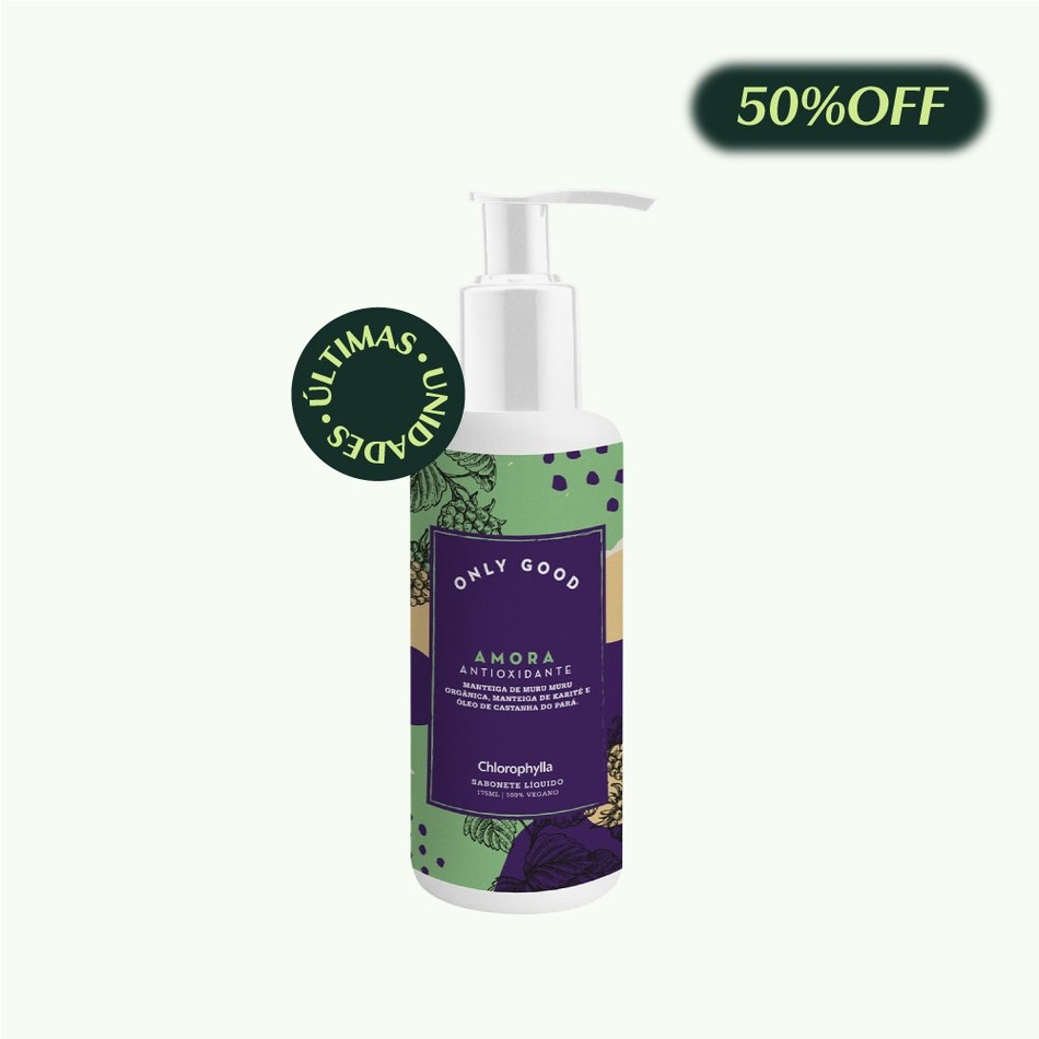  Sabonete Líquido Corporal Amora 175ml Chlorophylla