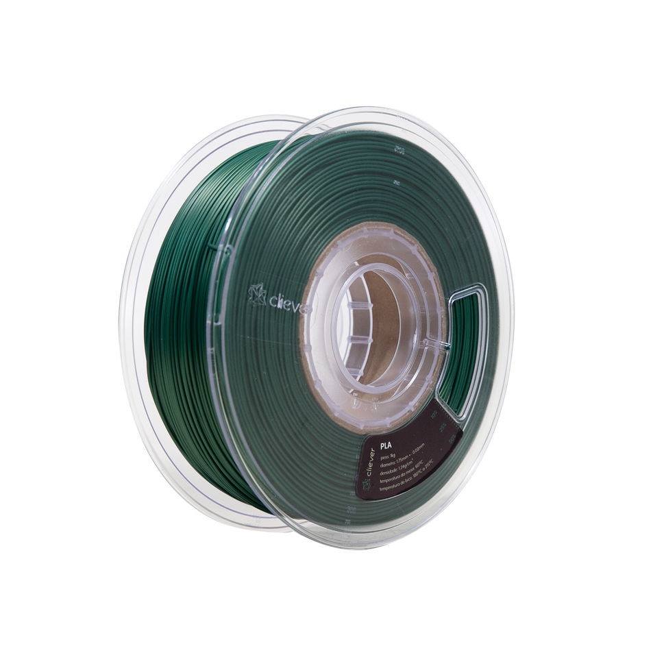 PLA Verde Metalizado Premium | 1,75mm | 1 Kg | Cliever