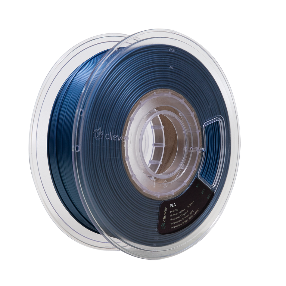 PLA Azul Metalizado Premium | 1,75mm | 1 Kg | Cliever