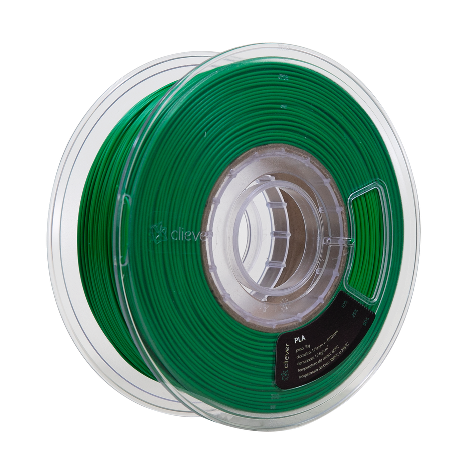 PLA Verde Premium | 1,75mm | 1 Kg | Cliever