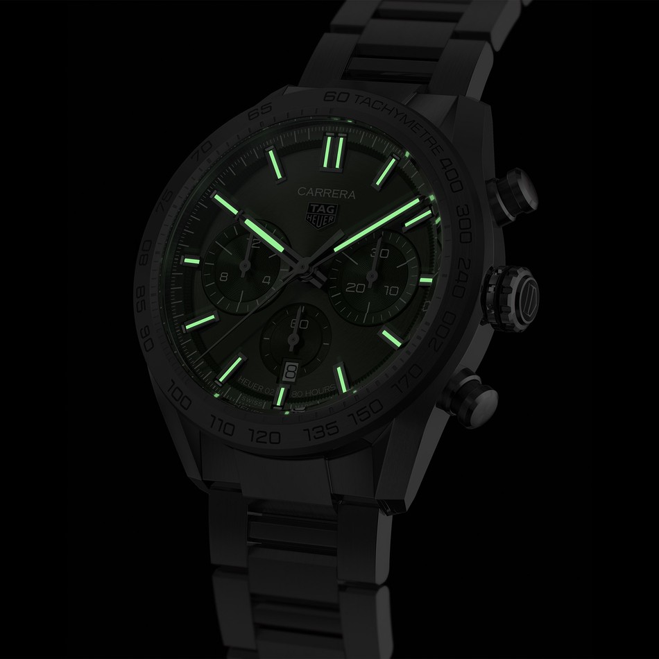 TAG Heuer Carrera Calibre Heuer 02 Autom tico Masculino Verde A o