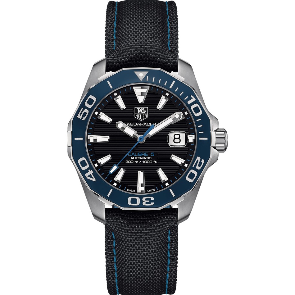 TAG Heuer Aquaracer Calibre 5 Autom tico Masculino Preto Nylon 3